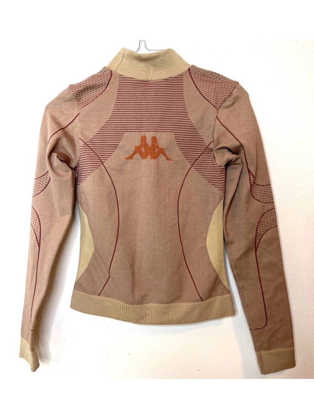 Kappa- Authentic Jaworzno Knit Top, SIZE XS/S Tan Mauve NWOT - Picture 3 of 8